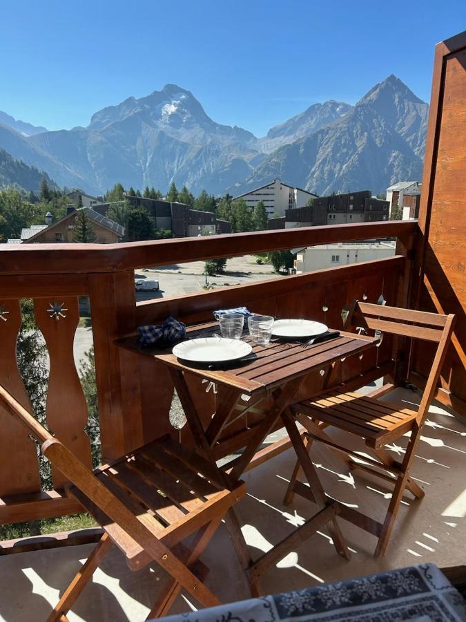 Residence Plein Sud A Cote Jandri Express, Front De Neige, Vue Splendide, Label 2 Alpes, Classe 2 Etoiles Tourisme Les Deux Alpes Exterior foto